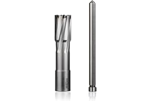 ANGELSWORD TCT Annular Cutter Diameter 13/16", Cutting Depth 2" Tungsten Carbide Tipped, Mag Drill Bits Kit for Magnetic Drill Press, with One 5/16"*4" Pilot Pin