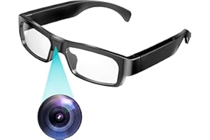 Spy Camera Smart Glasses Hidden Camera 1080P HD Fashionable Secret Camera Video Recording for Outdoor Sport Office Meeting Cl