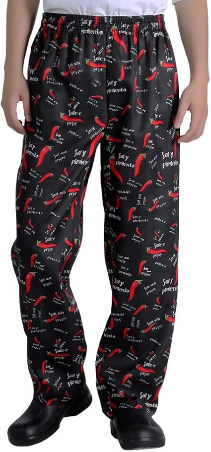 printed work pants