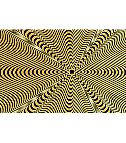 Amazon.com: PosterMerchant Unique psychedelic Optical Illusion