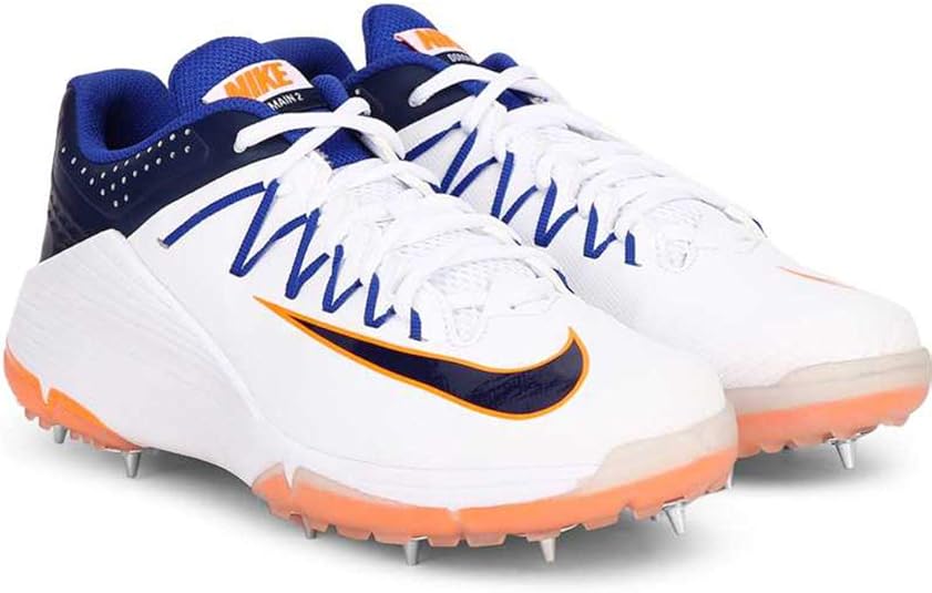 Buy Nike Men DOMAIN 2 White/Binary Hyper Blue Cricket Shoes9 UK (44 EU