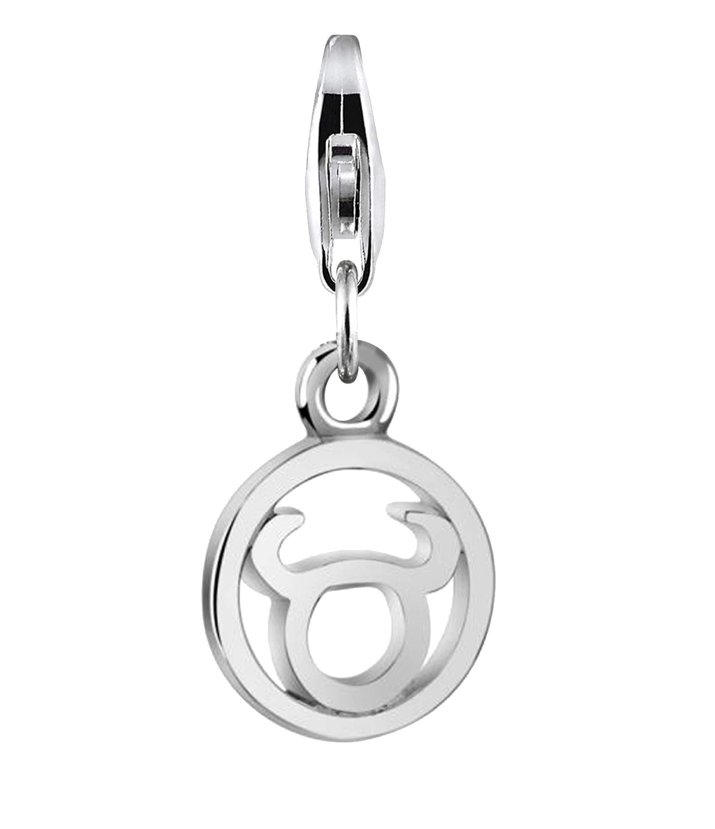 Nenalina Women zodiac charm, taurus, 925 sterling silver for all common charmcarrier 713294-000