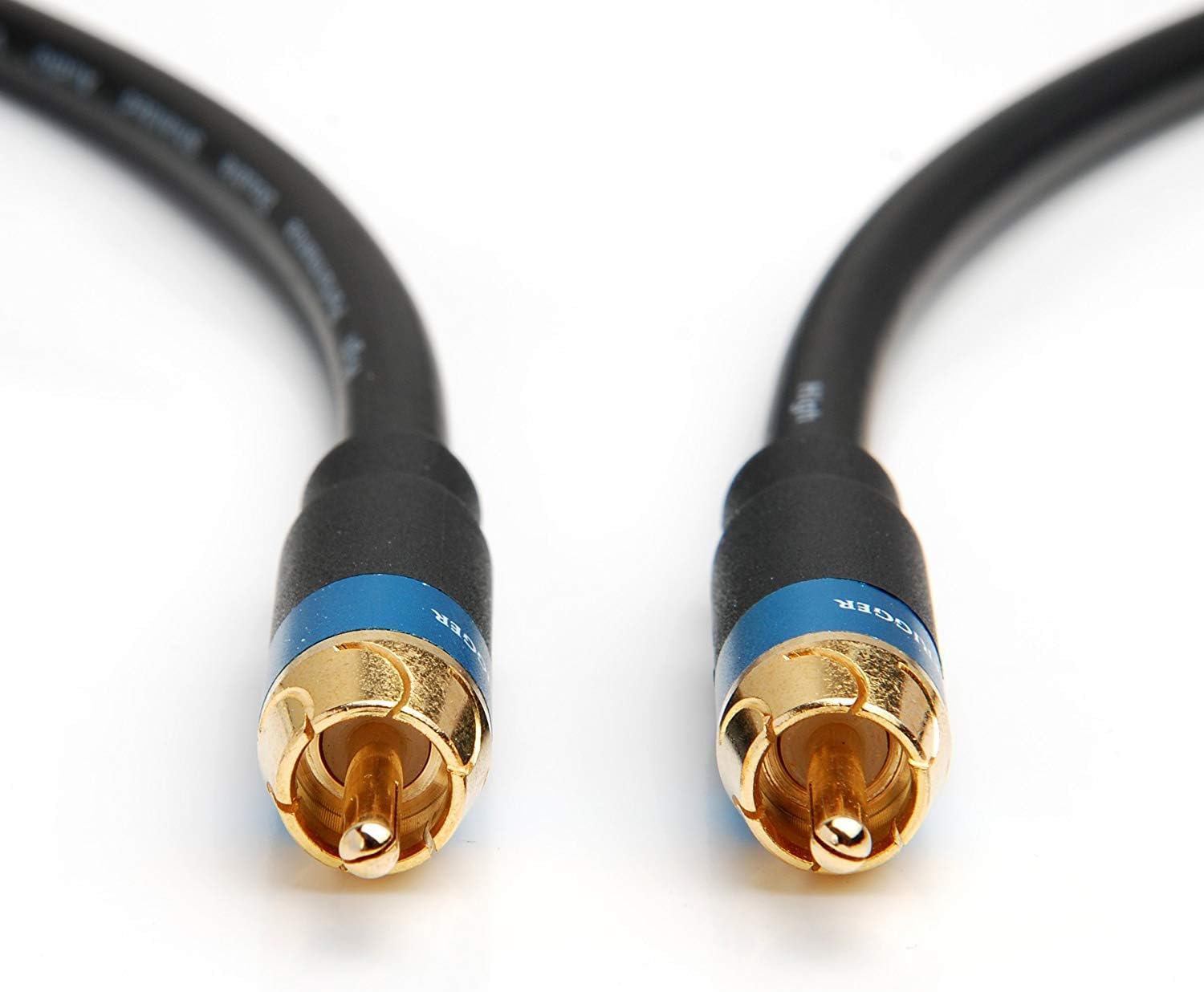 BlueRigger Subwoofer RCA to RCA Audio Cable (8FT, Dual Shielded with Gold Plated Connectors): Home Audio & Theater