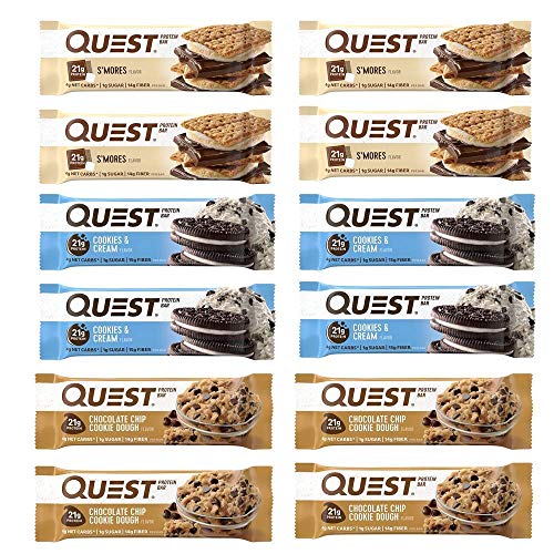 image for Quest Nutrition Protein Bar Dessert Heaven Variety Pack. Low Carb Meal