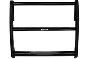 GO RHINO! Go Rhino 3000 Series Center Grill Guard | Mild Steel, Black | 3160B | Fits 2007-2013 Chevrolet Avalanche; 2007-2014 Chevrolet Suburban 1500 (Excludes Hybrid) & Tahoe