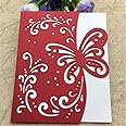 Metal Die Cuts Butterfly Greeting Card,Cutting Dies for Card Making,Embossing Dies for Scrapbooking DIY Album Paper Cards Art Craft Decoration for Mother's Day Valentine's Day,5.16x4.18 inch
