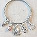 8th BIRTHDAY GIRL, 8th Birthday Charm Bracelet, 8 Year Old Daughter Birthday Gift Idea, Girls Eighth Birthday Gift, 8 Year Old Girl Birthday
