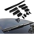 SCITOO Universal Black Rear Window Top Roof Spoiler Wing Exterior Accessories Styling Kits