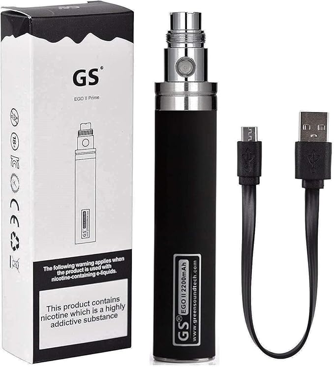 Electronic Cigarette, 2018 Enhanced GS EGO II 2200mAh ECigarette Vape
