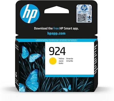 HP 924 Yellow Original Printer Cartridge 4K0U5NE for OfficeJet Pro 8124e 8122e