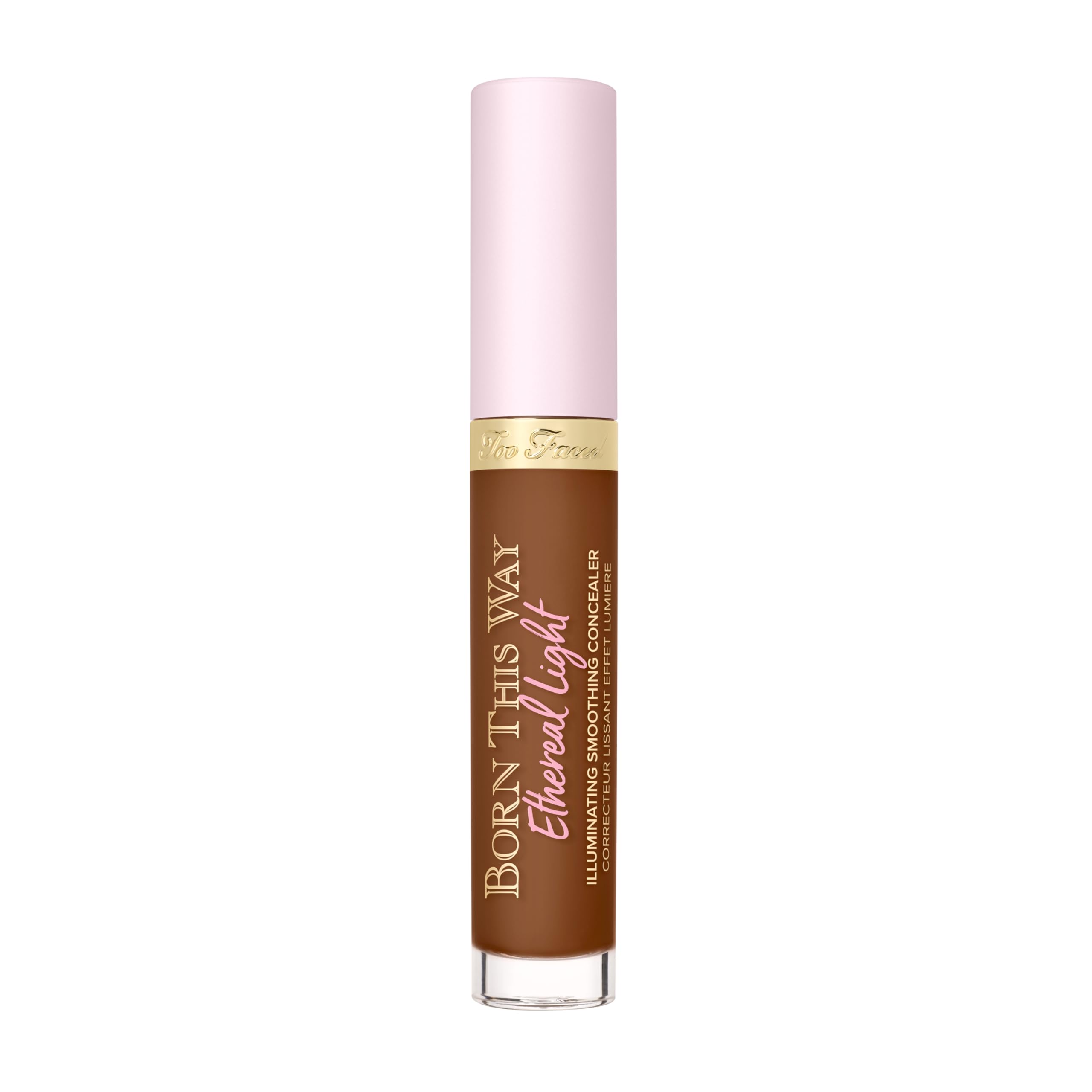Too Faced Born This Way Ethereal Light Illuminating Smoothing Concealer | With Hyaluronic Acid, Conceals + Brightens Dark Circles, Non-Creasing + Waterproof, 0.16 Fl Oz, Milk Chocolate