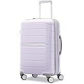 Samsonite Freeform Hardside Carry-On Luggage with Spinner Wheels - Hardshell Suitcase - TSA, Airline-Approved - Expandable Hard Shell, Smooth Rolling Wheels for Lightweight Travel - Lilac