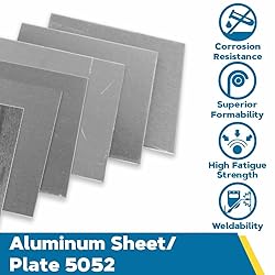 5052 Aluminum Sheet, Unpolished (Mill) Finish, H32