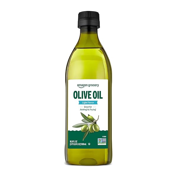 AMAZON GROCERY, OLIVE OIL, LIGHT FLAVOR, 16.9 FL...