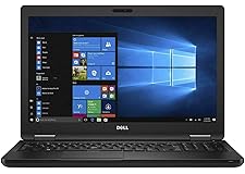 Dell Latitude E5580 15.6in Laptop, Core i5-6300U 2.6GHz, 16GB Ram, 256GB SSD, Webcam, Windows 10 Pro 64bit (Renewed)
