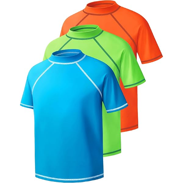thumbnail image 2 of Vapor Apparel Youth Upf 50+ Uv Sun Protection Solar Long Sleeve Rash Guard Swim Shirt Water Blue X Large 2 of 13