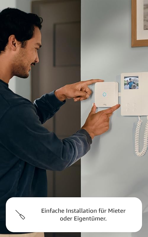 Intercom Video (neueste Generation) | Mach deine Gegensprechanlage intelligenter | Video-Streaming, virtuelle Schlüssel und Fernzugriff | Zur Selbstinstallation