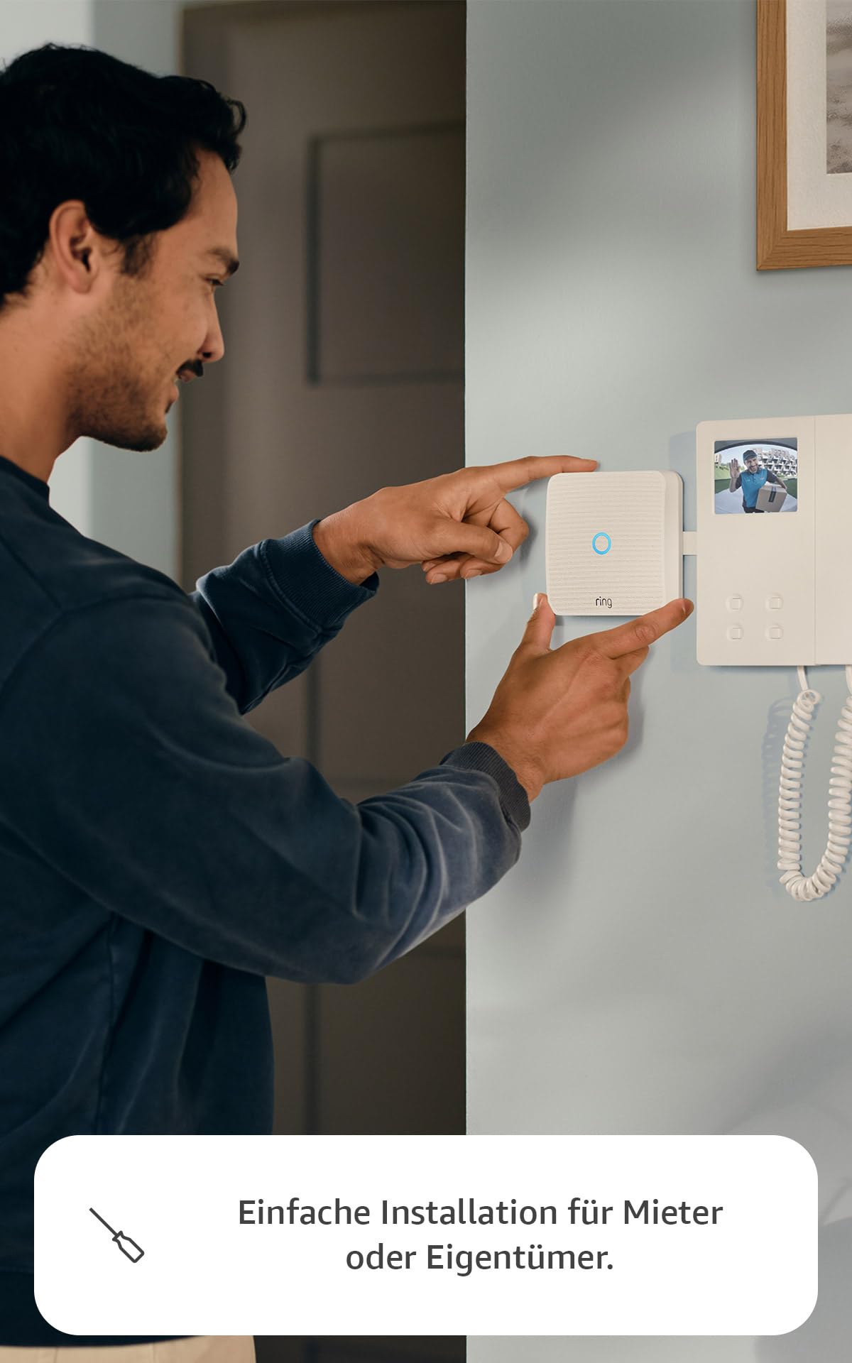 Ring Intercom Video (neueste Generation) | Mach deine Gegensprechanlage intelligenter | Video-Streaming, virtuelle Schlüssel und Fernzugriff | Zur Selbstinstallation 7