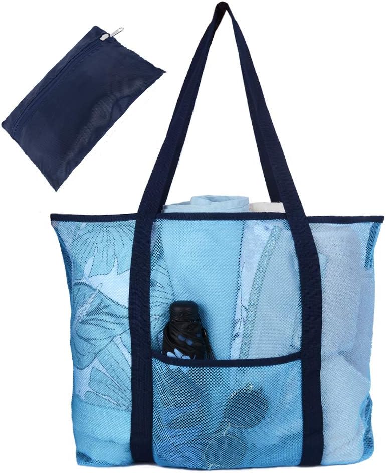 large mesh bag for beach toys