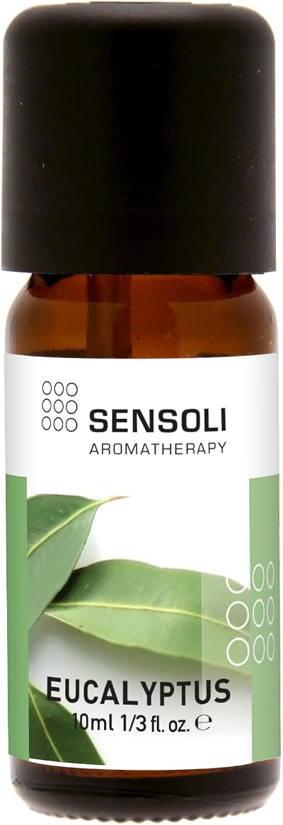 Sensoli Eucalyptus Essential Oil 10ml 100% Pure Eucalyptus Globulus Amber