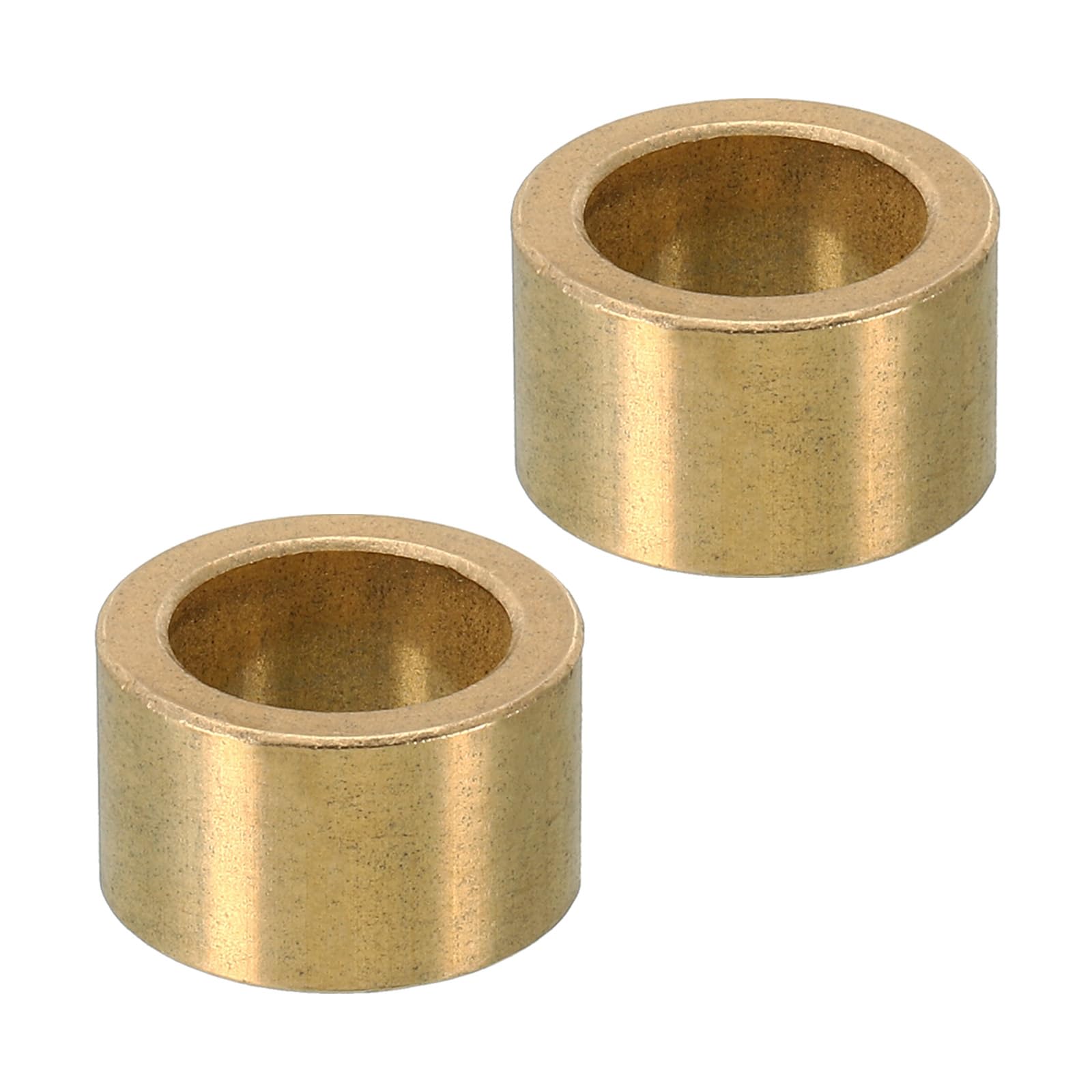 PATIKIL M14 Brass Spacers, 2 Pcs Metal Spacer Brass 14mm ID x 20mm OD x 10mm L Brass Spacers Screw Standoff for 5/9 Inch or M14 Screw