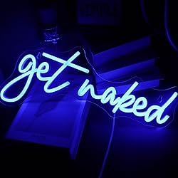 QiaoFei Led Get Naked Neon Sign Letters USB Powered
