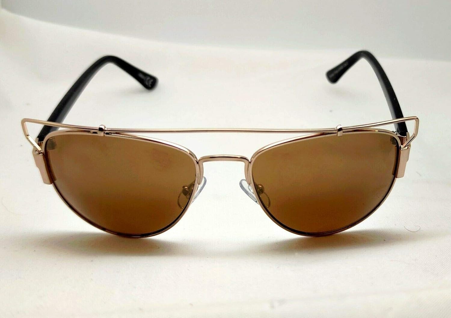 Lunettes De Soleil Aviateur Pont Design Luxe Argent Pilote Miroir Mixte