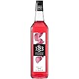 1883 Rose Syrup for Drinks, Made in France, 1 Liter Glass Bottle