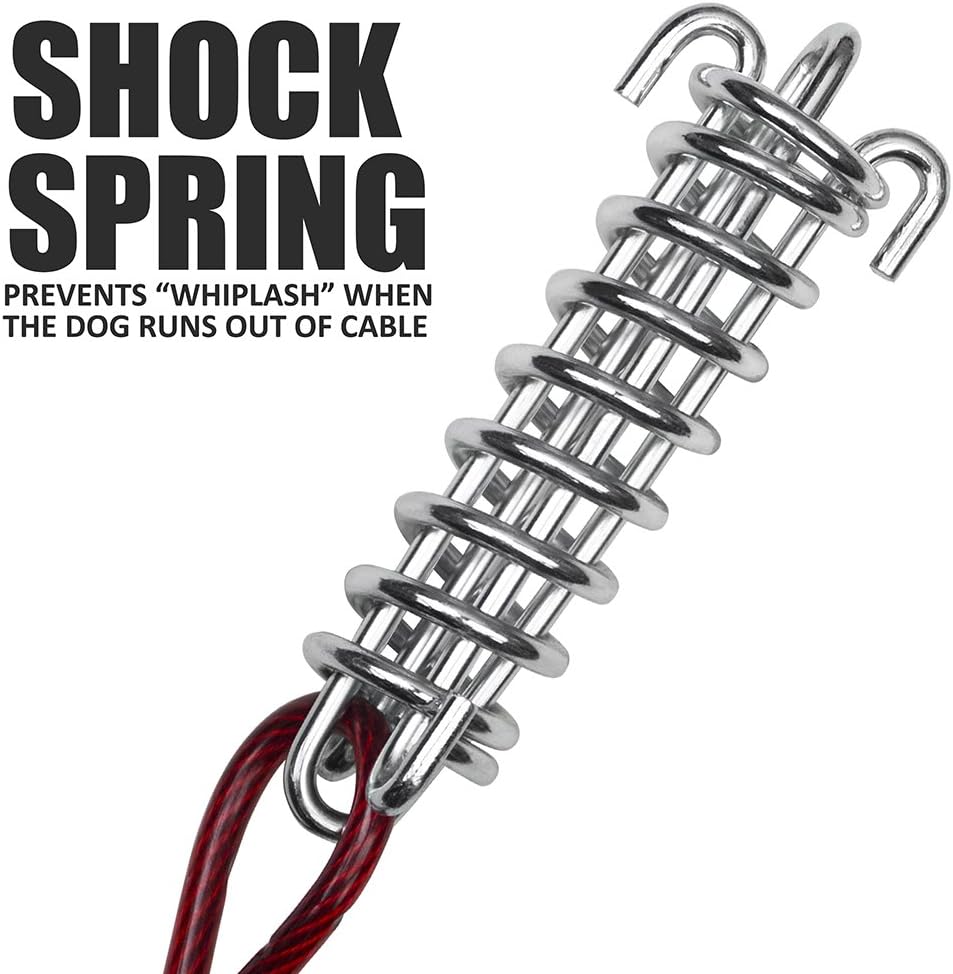 BV Pet 60 Feet Trolley for Dog up to 125 Pound with 10 Feet Runner Cable : Pet Supplies