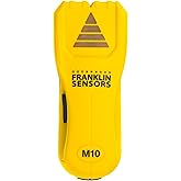 Franklin Sensors ProSensor M10 3-Sensor Center Stud Finder Wall Scanner | Compact Wood and Metal Stud Detector for Drywall, Made in the USA, Finds Stud Centers