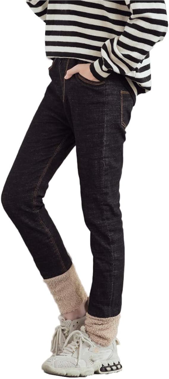 Amazon Jpバレンタインデー 子供ズボン ガールズ デニムパンツ 秋冬 裏起毛 ジーンズ ロングパンツ キッズ パンツ ボトムス スキニーパンツ ジーパン ストレッチ スリム 美脚 細身 普段着 1 165cm ジュニア服 パンツ 通販