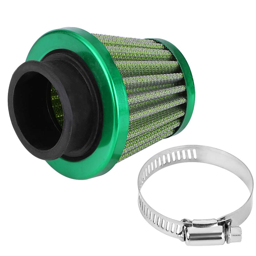 Universal 38mm Air Filter Kit With Intake for Motorcycle, ATV Quad Dirt Pit Bike - Gold (Green)