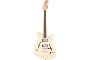 Fender Affinity Series Starcaster Deluxe, Laurel Fingerboard, Olympic White