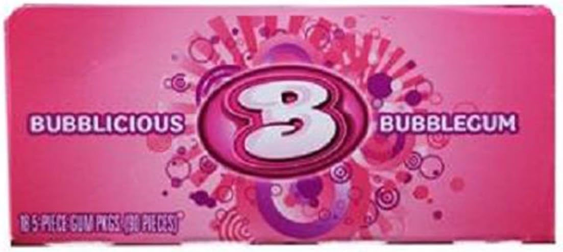 Product Of Bubblicious, Gum Bubble Gum, Count 18 (5Pcs) X 2 (Package Quantity 2) Gum - (Buy Bulk at a Wholesale Price)
