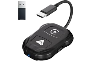 HEI LIANG Wireless CarPlay Android Auto car Adapter 2-in-1, Convert Wired CarPlay to CarPlay Wireless, Switch Between iOS and Android System Phones at Will, Suitable for iOS 10+ and Android Cars-11