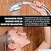 Handheld Shower Head with 6 Lavish Spray Settings from Power Massage to Water Saving Mode; Adjustable Shower Arm Mount, Hose and Sealant Tape Included