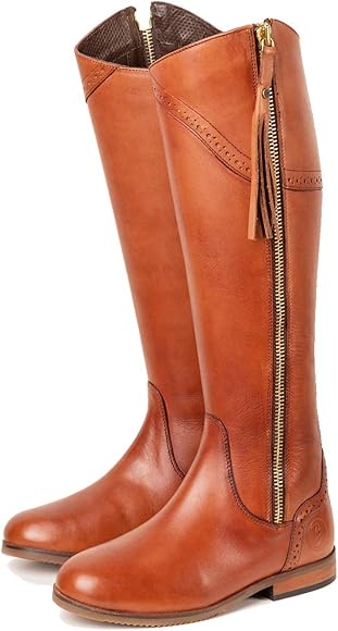 ladies tan knee high boots uk