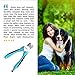 DakPets Dog Nail Clippers | Professional Dog Nail Trimmer for Medium to Large Breeds | Pet Nail Clippers for Dogs with Safety Guard | Stainless Steel Nail Cutter for Dogs and Pet Nail File