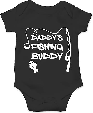 daddy's fishing buddy onesie