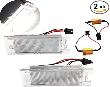corsa d led number plate lights