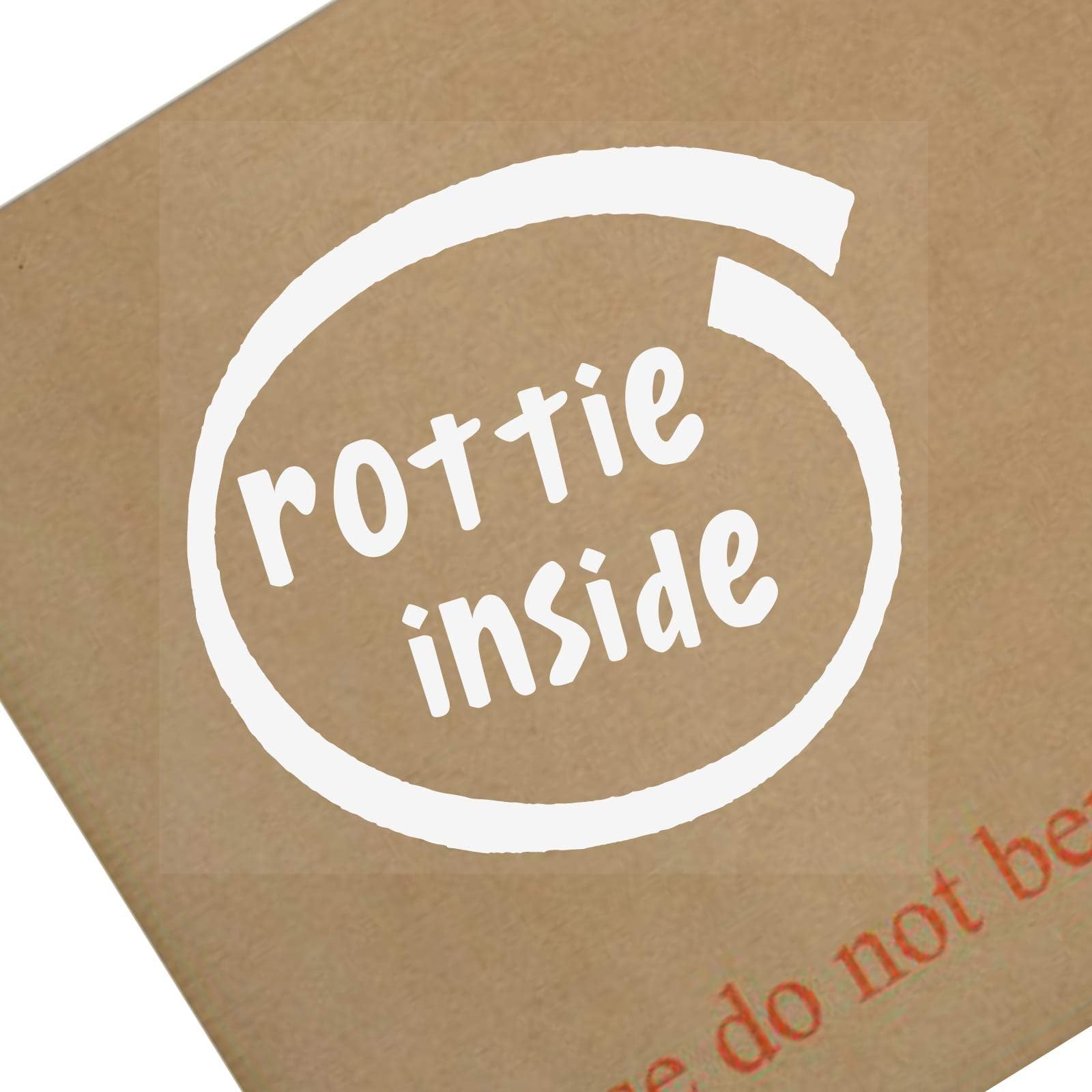 Platinum Place 1 x Rottie Inside-Window,Car,Van,Sticker,Sign,Adhesive,Dog,Pet,On,Board,Lead,Rottweiler,Guard,Property,Security,Protection,Bark