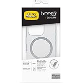 OtterBox Drop Protection Bundle for iPhone 16 Pro; Symmetry Series Clear MagSafe Case 3x Tested to Military Standard and Premium Glass Screen Protector, Clear