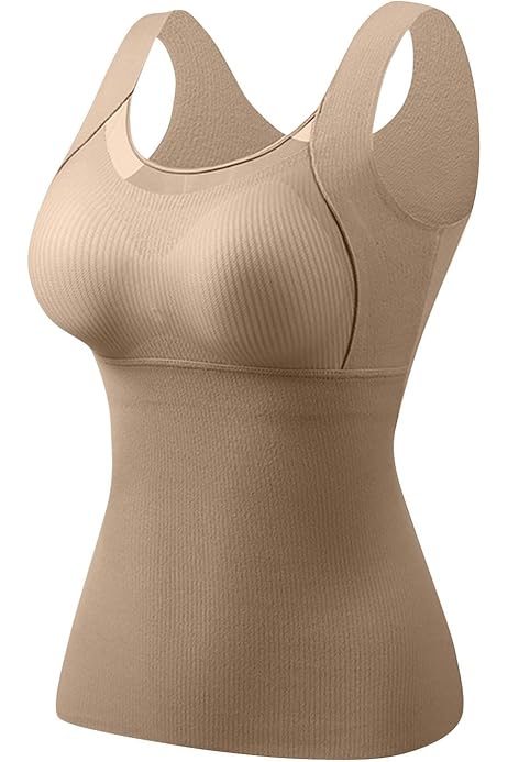 GA WEIHUA Women's Shaping Cami With Built In Bra Tummy