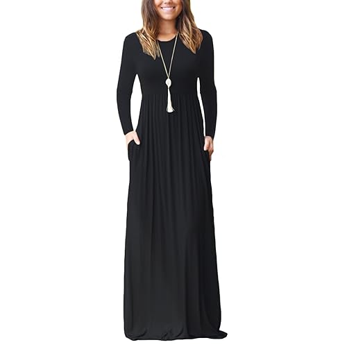 Women's Long Sleeve Maxi Dress