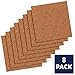 Quartet Cork Tiles, Cork Board, 12" x 12", Corkboard, Wall Bulletin Boards, Natural, 8 Pack (108) primary