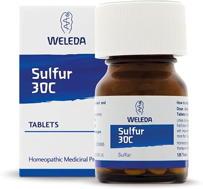 Weleda Sulphur 30C 125 Tablets Homeopathic Medicine