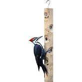 Kettle Moraine Large Cedar Suet Log Feeder | For Woodpeckers and Chickadees