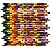 Gift Boutique 48 Colorful Building Block Brick Pencils Kids Birthday Goody Bag Bulk Filler Party Favor Supplies with Color Erasers