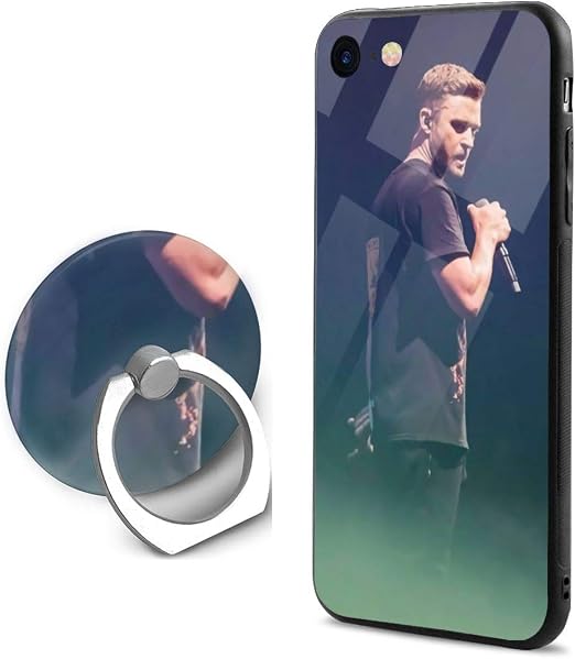 Amazon Com Albertojcampbell Justin Timberlake Phone 7 Iphone 8 Case 9h Glass Back Cover Soft Silicone Bumper Shock Absorption With 360 Degree Swivel Ring Home Kitchen soft silicone bumper shock absorption