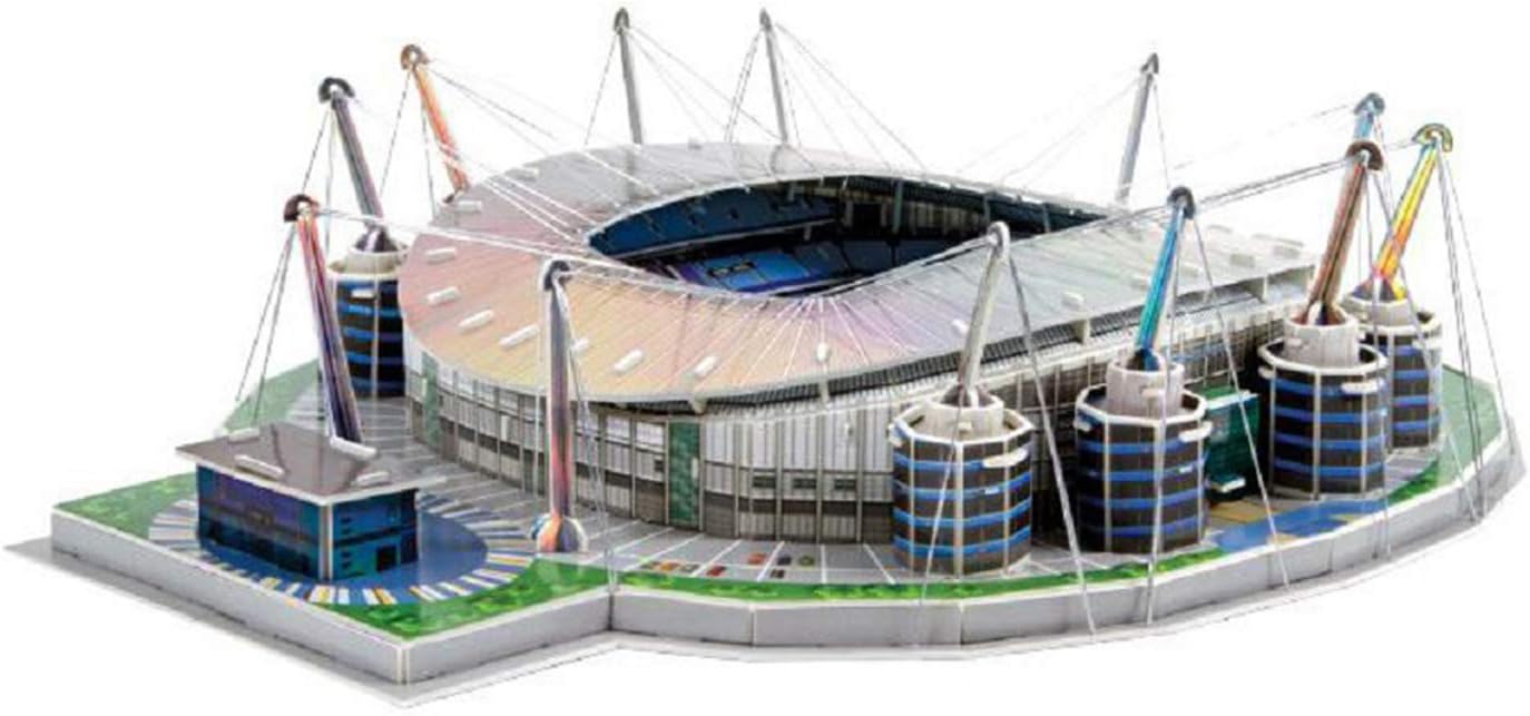 WTUGAIOHG 3D Footable Field Model, Manchester City Stadium Stadium Model World Cup Assemble Jigsaw Puzzle Children DIY Puzzle Toy